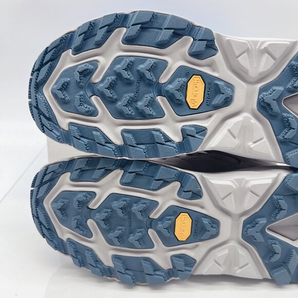 Hoka One One Kaha 2 Low GTX Trail Hiking Shoe Sharkskin/Blue Coral Womens US 9.5 - Picture 10 of 12